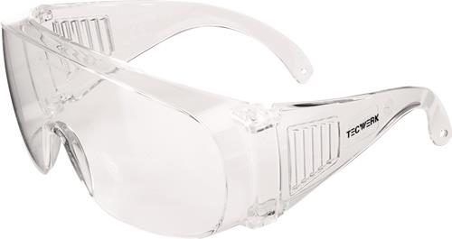 TECWERK Schutzbrille EN 166 Scheiben klar PC TW