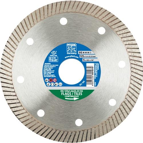 PFERD Diamanttrennscheibe DG SG D.125mm Bohr.22,23mm Seg.St.1,4mm