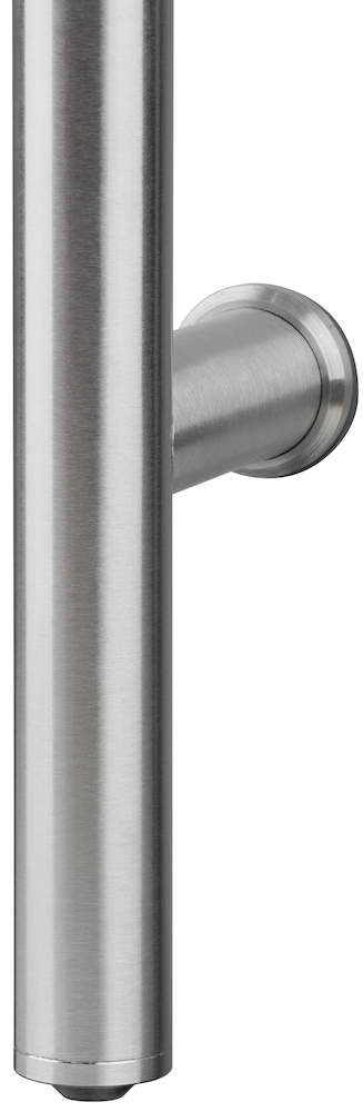 HERMAT Stoßgriffpaar 8000.PZ, D 25 mm, Edelstahl
