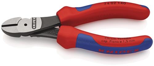 KNIPEX Kraftseitenschneider L.140mm pol.Form 0 Mehrkomp.-Hüllen KNIPEX