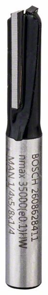 BOSCH Nutfräser 1/4", D1 6,35 mm, L 16 mm, G 48 mm