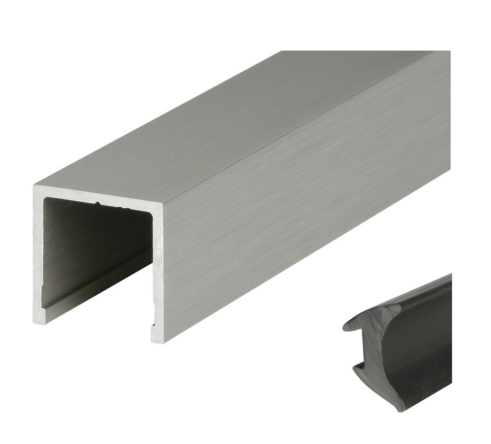 HERMAT Trennwand-Deckenprofil 6950, Aluminium