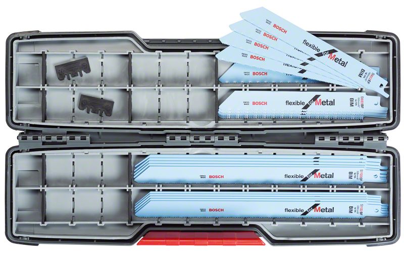 BOSCH Säbelsägeblatt-Set Topseller in Tough Box, 20-teilig, für Hubsäge