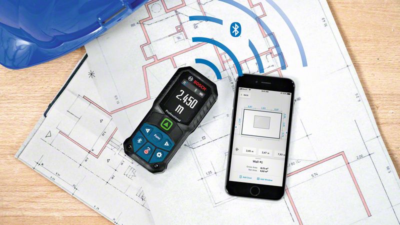 BOSCH Laser-Entfernungsmesser GLM 50-27 CG mit BA 3.7V 1.0Ah A und USB-C™-Kabel