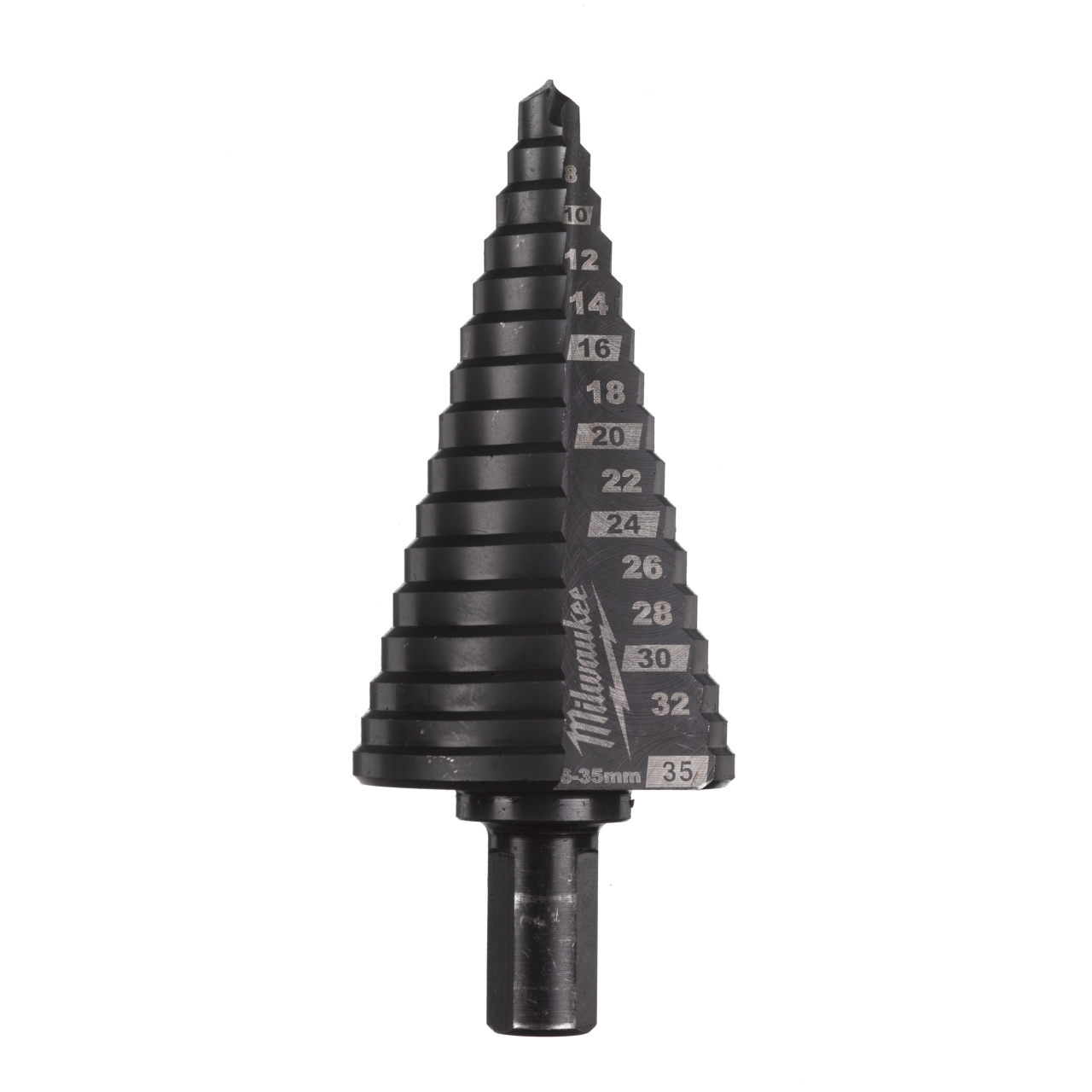 MILWAUKEE 6 bis 35 mm, 2 mm & 3 mm Stufen Cobalt Stufenbohrer