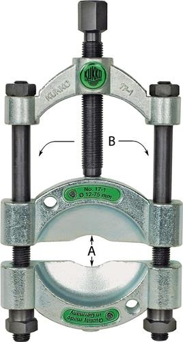 KUKKO Trennvorrichtungssatz 17 Öffnung A 12-75mm Spann-T.300mm KUKKO