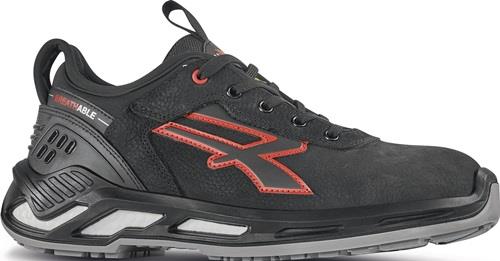 U-POWER Sicherheitsschuh TUCKER Gr.42 W.11 schwarz/rot S3S CI FO SR ESD