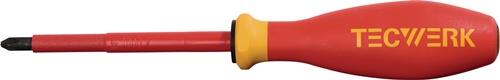 TECWERK Schraubendreher Gr.PH 2 Klingen-L.100mm VDE isol.TECWERK