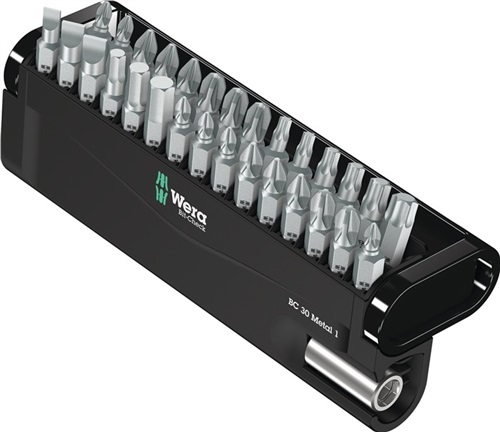 WERA Bitsortiment Bit-Check 30 Metal 1 30-tlg.Schlitz/PH/PZD/TX/6Kt.WERA WERA Bitsortiment Bit-Check 30 Metal 1 30-tlg.Schlitz/PH/PZD/TX/6Kt.WERA