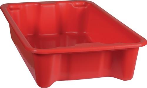 Nordwest Drehstapelbehälter PP rot L590xB380xH135mm