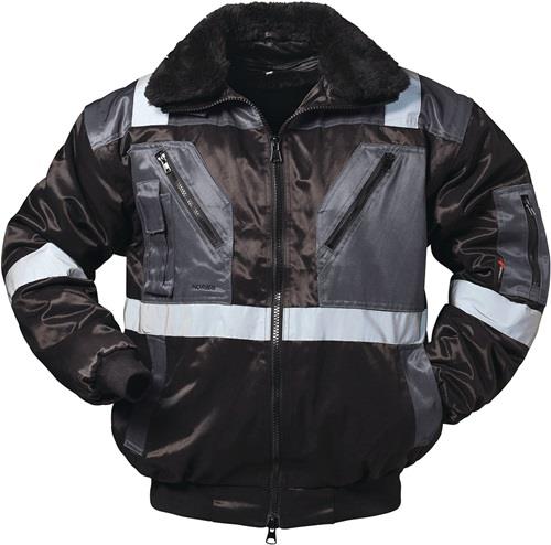 NORWAY Kombipilotenjacke 4 in 1 Kirkenes Gr.L schwarz/grau NORWAY