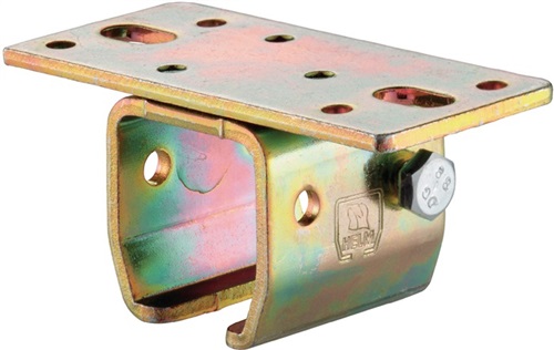 Deckenmuffe verzinkt, gelb Deckenmontage HELM