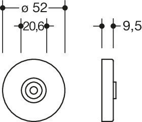 HEWI Befestigungsset BA20.1B, BA20.1B 99