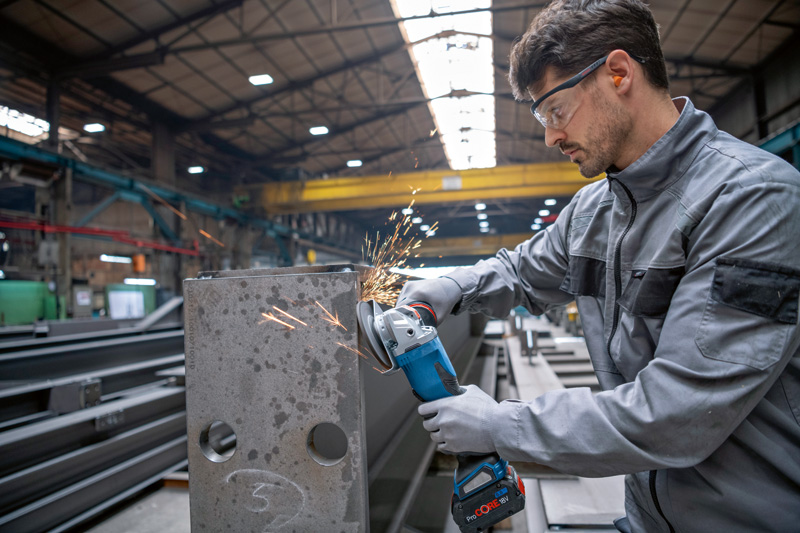 BOSCH Akku-Winkelschleifer BITURBO mit X-LOCK GWX 18V-15 P