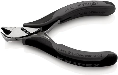 KNIPEX Elektronikvornschn.L.120mm Form 3 Facette ja,kleine spiegelpol. KNIPEX Elektronikvornschn.L.120mm Form 3 Facette ja,kleine spiegelpol.
