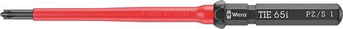 WERA Wechselklingen KK VDE 65 i PZ/S TiE PZ/S 1 L.157mm Black Point 6-kant-Antrieb9mm