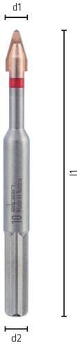 ALPEN Feinsteinzeugfliesenbohrer C PROTECTOR D.8mm ALPEN ALPEN Feinsteinzeugfliesenbohrer C PROTECTOR D.8mm ALPEN