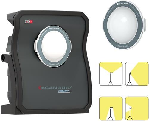 SCANGRIP LED-Strahler NOVA 10 CONNECT 75 W 1000-10000 lm IP65 SCANGRIP SCANGRIP LED-Strahler NOVA 10 CONNECT 75 W 1000-10000 lm IP65 SCANGRIP