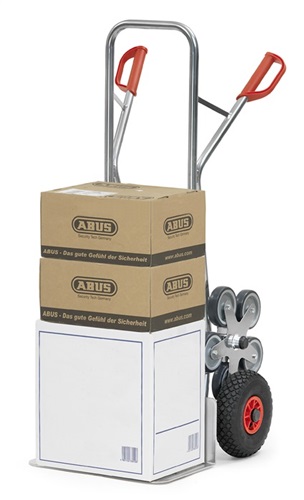 FETRA Treppenkarre H.1300mm Schaufel-Gr.L300xB480mm Alu.Lufträder/5armiger Radstern