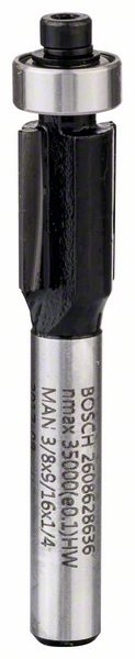 BOSCH Bündigfräser 1/4", D1 9,5 mm, L 14,3 mm, G 56 mm