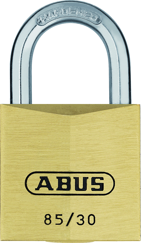 ABUS Zylindervorhangschloss 85, Messing massiv, 02446