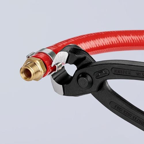 KNIPEX Ohrklemmenzange Gesamt-L.220mm Kopf schwarz atram.Kunststoff-Überzug KNIPEX KNIPEX Ohrklemmenzange Gesamt-L.220mm Kopf schwarz atram.Kunststoff-Überzug KNIPEX
