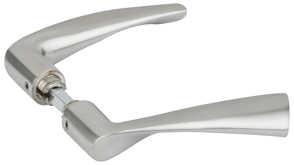 HERMAT Türdrückerpaar TWIST 1290, Edelstahl HERMAT Türdrückerpaar TWIST 1290, Edelstahl