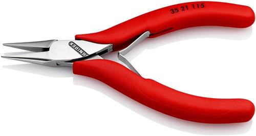 KNIPEX Elektronik-Greifzange Gesamt-L.115mm flachbreite Backen Form 2 Ku.-Überzug