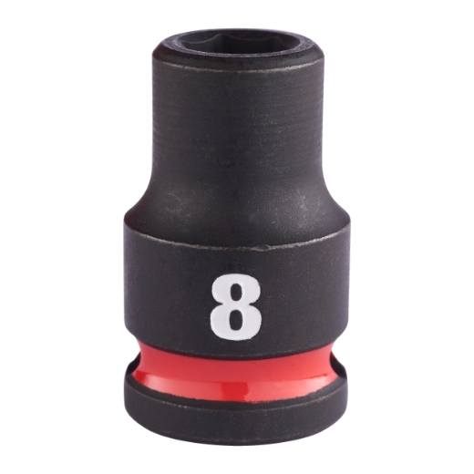 MILWAUKEE 8 x 32 mm SHOCKWAVE Schlagnuss 3/8" kurz