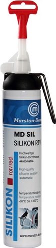 MARSTON-DOMSEL Silikondichtmasse MD SIL rot 200ml Automatik-Kartusche MARSTON