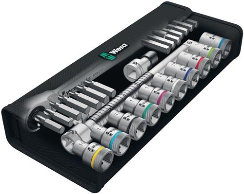 WERA Steckschlüsselsatz Zyklop Metal 28-tlg.1/2 Zoll SW 10-19mm Z.76 6KT WERA WERA Steckschlüsselsatz Zyklop Metal 28-tlg.1/2 Zoll SW 10-19mm Z.76 6KT WERA
