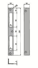 KFV Winkelschließblech WSS 6-N, Stahl 3318806 KFV Winkelschließblech WSS 6-N, Stahl 3318806