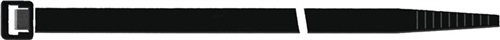 SAPI SELCO Kabelbinder L.360mm B.7,5mm PA 6.6 schwarz 100St./Btl.SAPISELCO