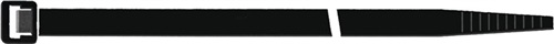 SAPISELCO Kabelbinder L.360mm B.7,5mm PA 6.6 schwarz 100St./Btl.SAPISELCO