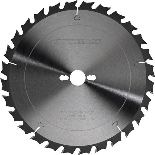 PROMAT Präzisionskreissägeblatt AD 300mm Z.28 WZ Bohr.30mm Schnitt-B.3,2mm HM PROMAT