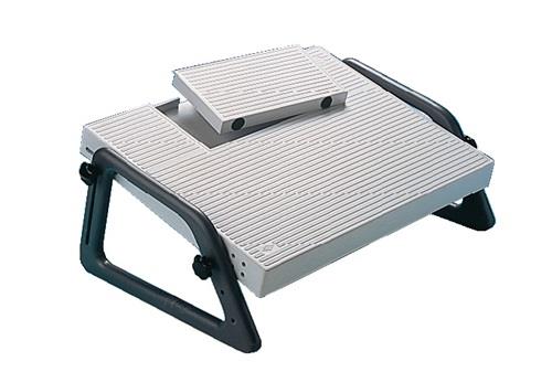 WEDO Fußstütze lichtgrau B490xT350xH210mm Höhenverstellung stufenlos 40-210mm WEDO