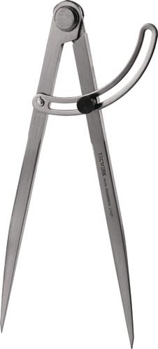 TECWERK Spitzzirkel L.150mm m.Stellbogen TECWERK