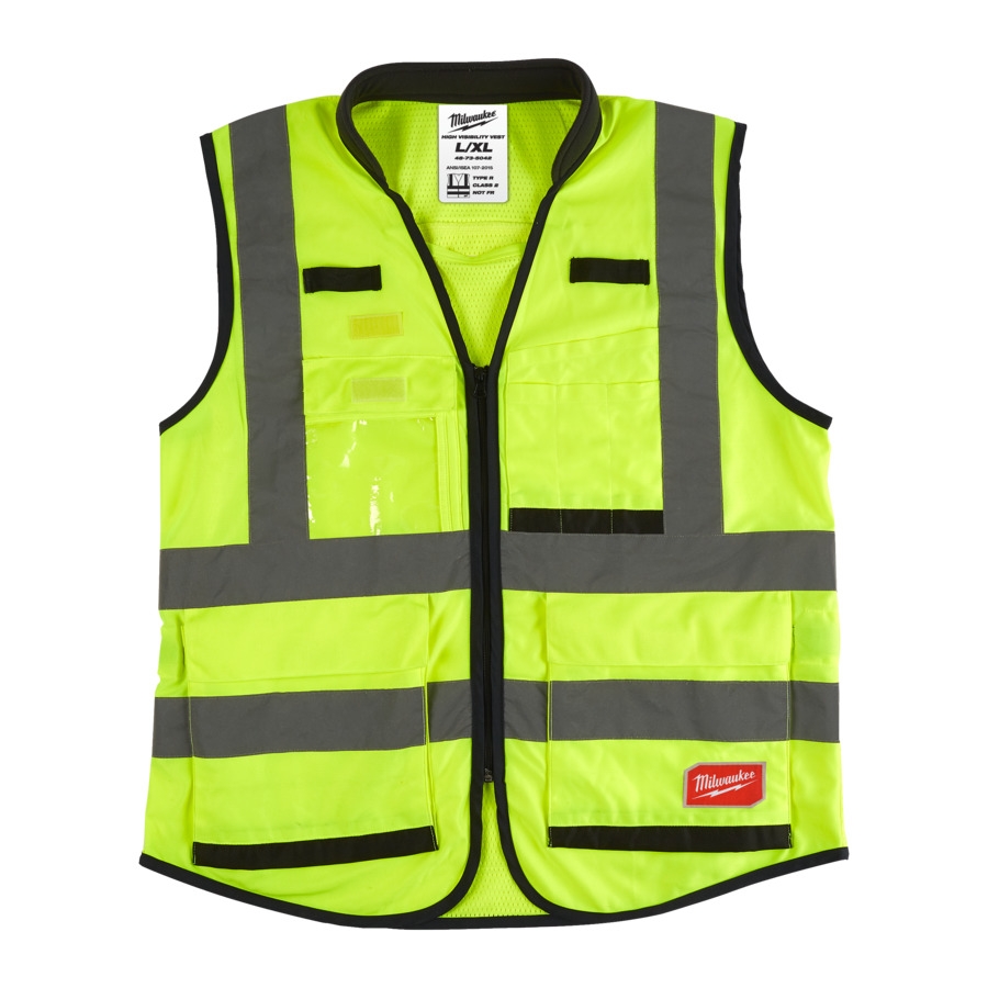 MILWAUKEE Größe L/XL Premium Warnschutzweste gelb MILWAUKEE Größe L/XL Premium Warnschutzweste gelb