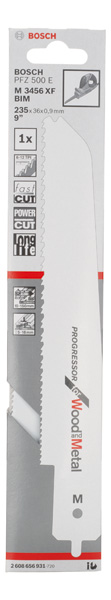 BOSCH Säbelsägeblatt M 3456 XF Progressor for Wood and Metal, für PFZ 500 E