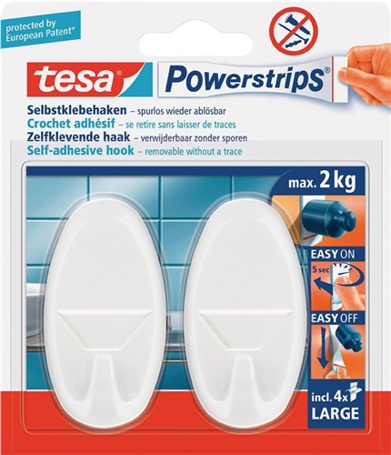 Deko Haken Powerstrips® Haken LARGE 58013 TESA