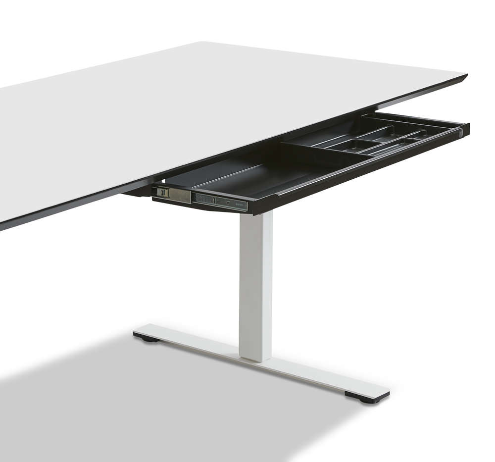 Veyhl Schublade "Slim Tray " large ohne Schloss, RAL 9005 tiefschwarz