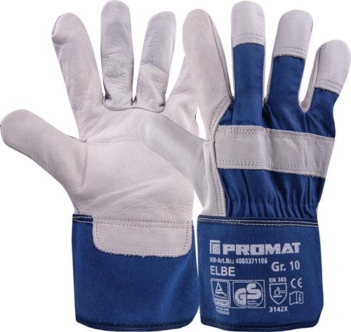 PROMAT Handschuhe Elbe Gr.10 blau EN 388 PSA II PROMAT