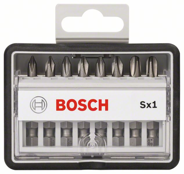 BOSCH Schrauberbit-Set Robust Line Sx Extra-Hart, 8-teilig, 49mm, PH