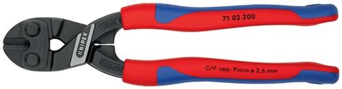 KNIPEX Kompaktbolzenschneider CoBolt L.200mm Mehrkomp.-Hülle ger.Form 0 o.Aussparung