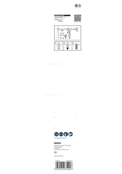 BOSCH EXPERT SDS Clean plus-8X Hammerbohrer-Set 20 x 400 x 550 mm