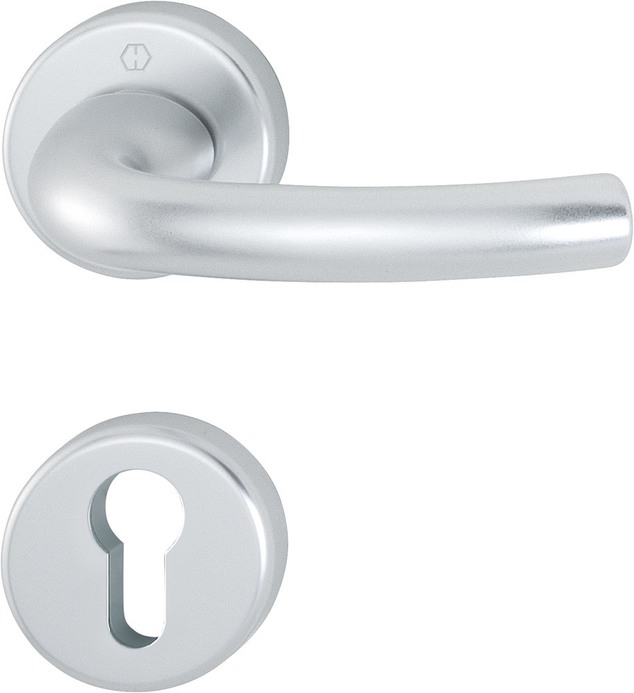 HOPPE® Drückergarnitur mit Rosetten Tôkyô 1710/42KV/42KVS, Aluminium, 2805603 HOPPE® Drückergarnitur mit Rosetten Tôkyô 1710/42KV/42KVS, Aluminium, 2805603
