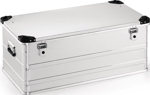 Nordwest Aluminiumbox L902xB495xH380mm 140l m.Klappverschluss u.Stapelecken