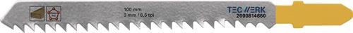 TECWERK Stichsägeblatt Gesamt-L.100mm Zahnt.3mm S.1,27mm HCS 5 St./Karte TECWERK