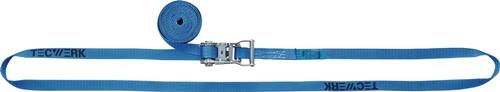 Zurrgurt DIN EN 12195-2 L.4m B.25mm m.Ratsche LC U 1500 daN TECWERK