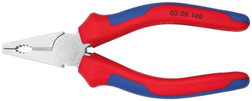 KNIPEX Kombizange L.140mm verchr.Mehrkomp.-Hülle KNIPEX